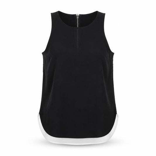 Banana Republic Women's Black Colourblock Tank