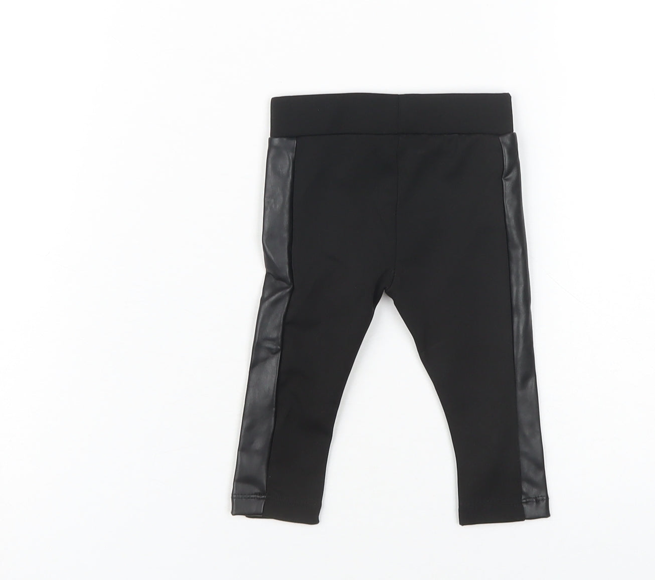 Firetrap Unisex Baby Black Jogger 0-6 Months Polyester