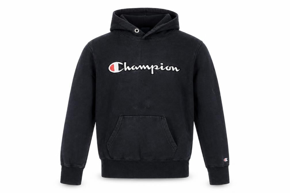 Champion Men's Black Pullover Hoodie Small