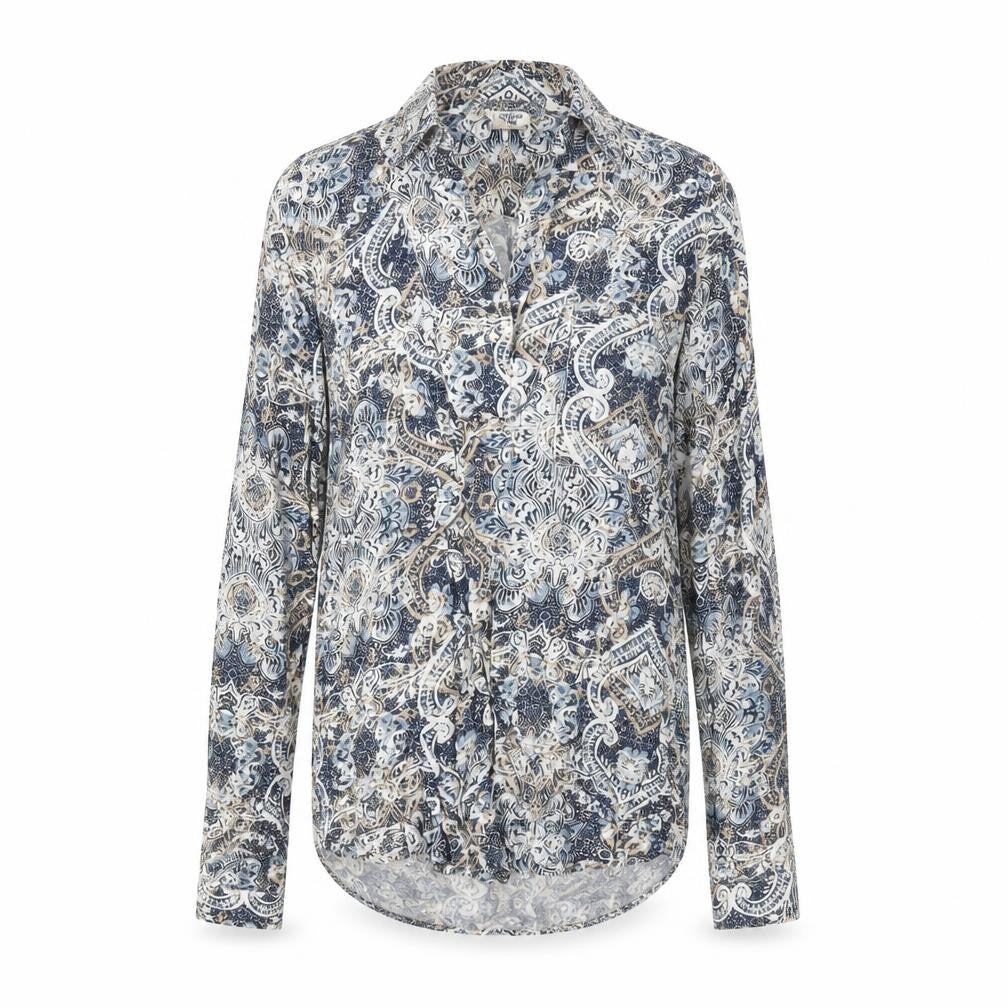 L.O.G.G. Women's Multicoloured Paisley Blouse Size 6