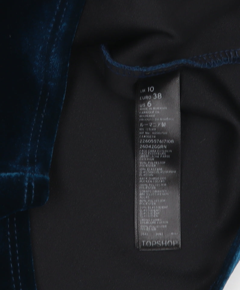 Topshop Women’s Blue Bodycon Dress Size 10