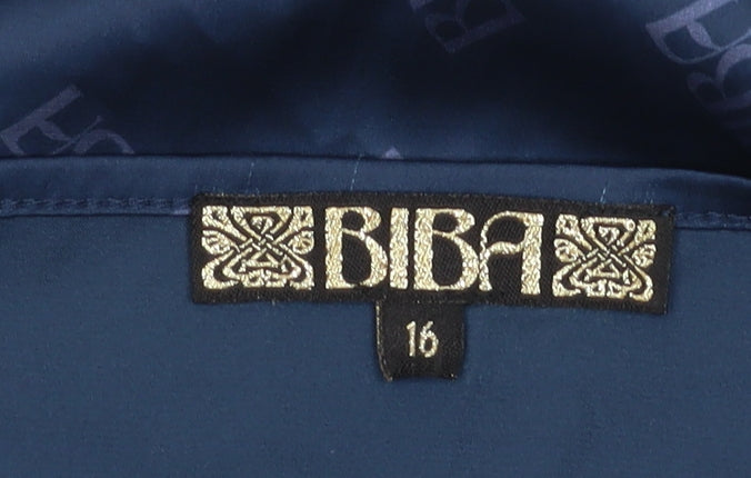 Biba Women's Blue Camisole Tank, Size 16, Adjustable Straps
