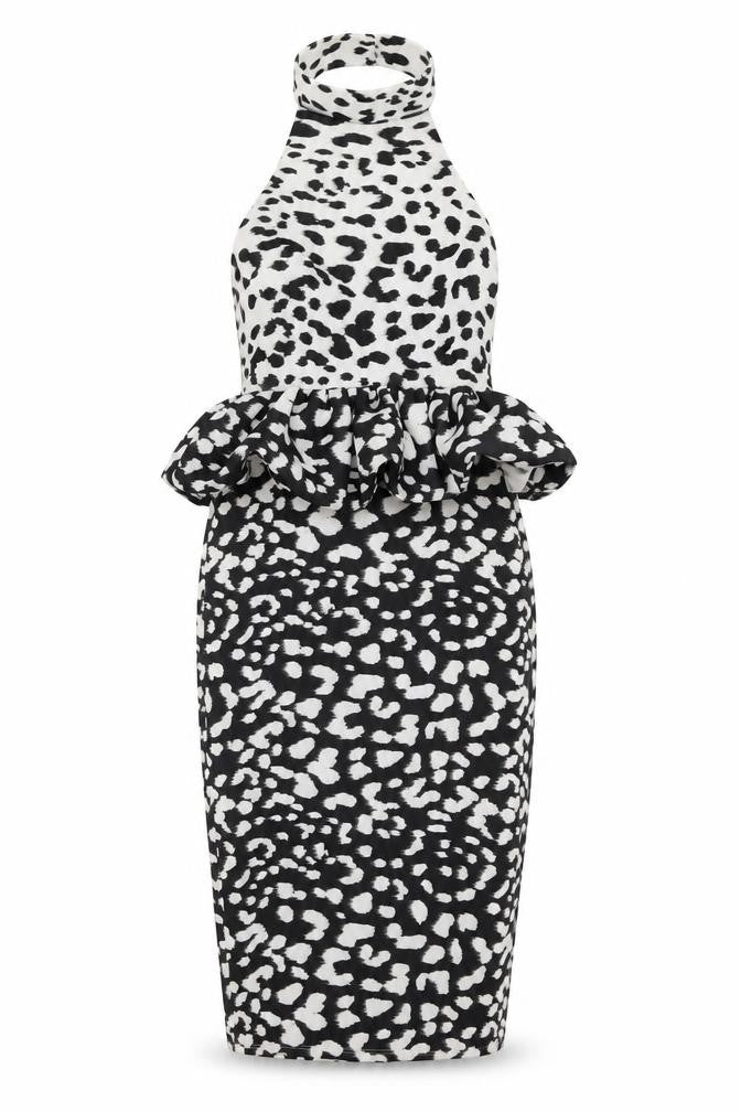 ASOS Halter Animal Print Dress Size 8