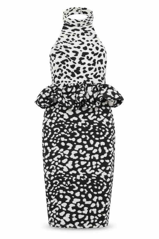 ASOS Halter Animal Print Dress Size 8
