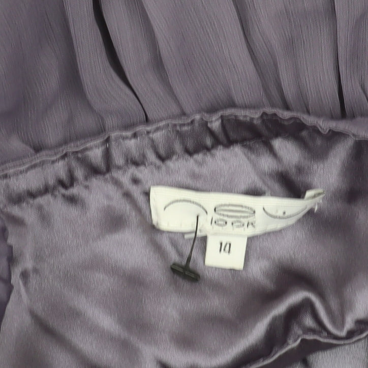 Lipsy Women's Purple A-Line One Shoulder Dress Size 10