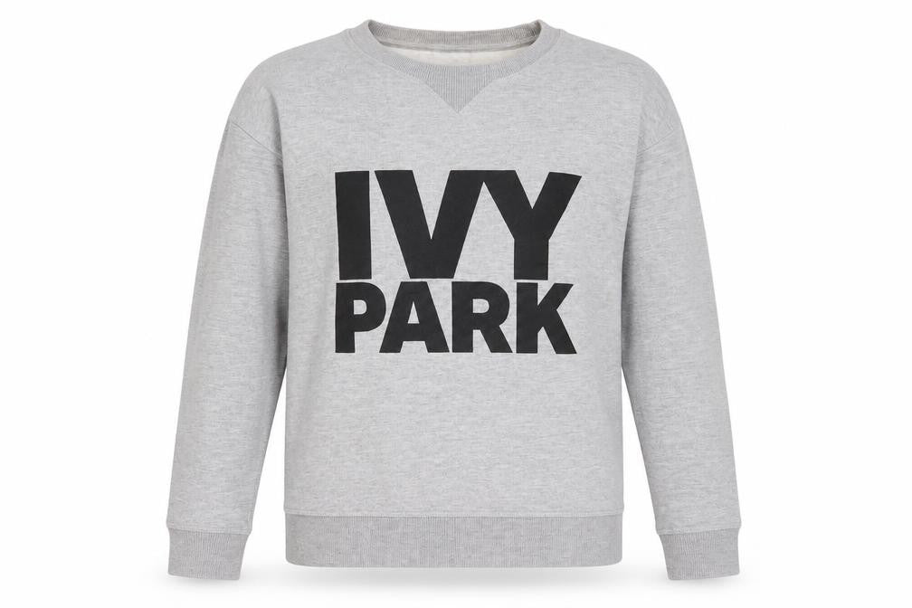 IVY PARK Women's Grey Pullover Sweatshirt S