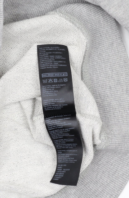 Close-up detail of IVY PARK Women's Grey Pullover Sweatshirt S