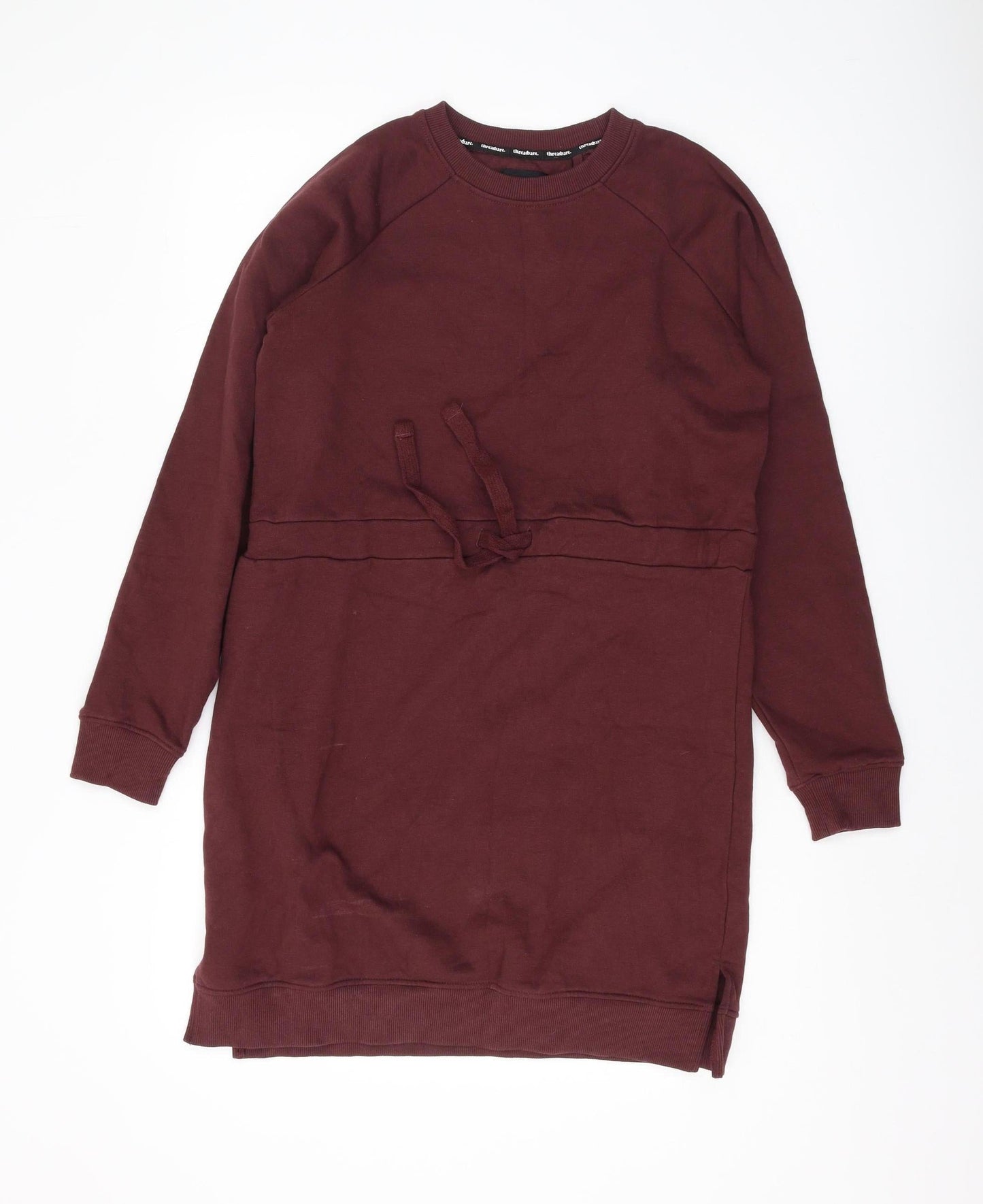 Threadbare Women's Brown XS Sweatshirt Dress
