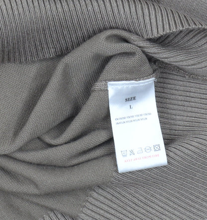 Blue Vanilla Women's Brown Asymmetrical Pullover Jumper
