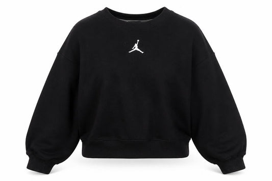 Jordan Girls Black Pullover Sweatshirt M Basketball Logo