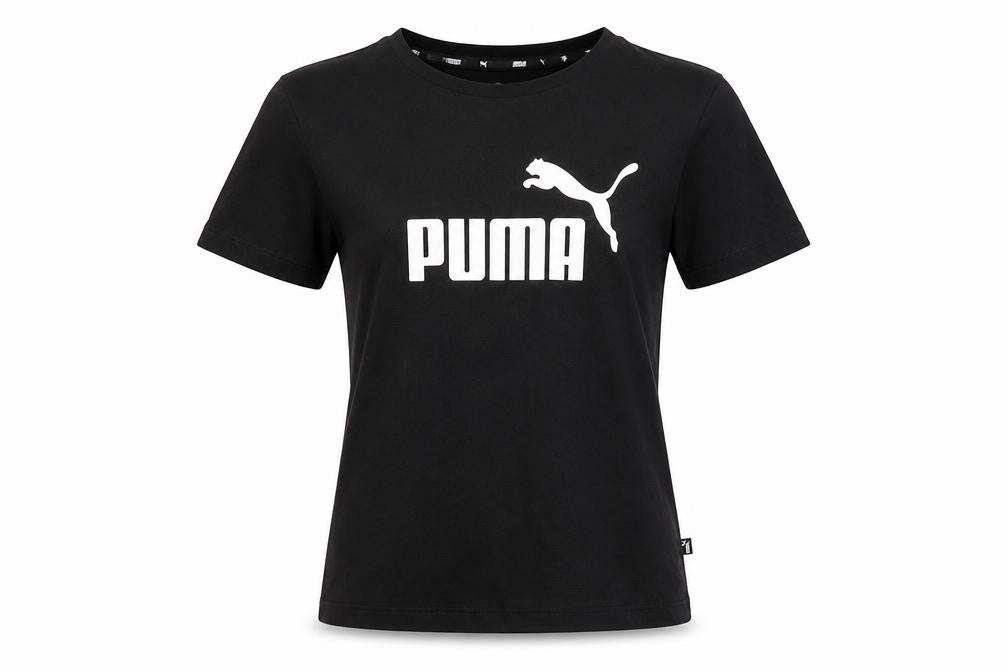Puma Women's Black M Basic T-Shirt Regular Fit