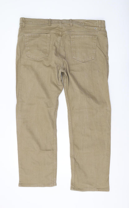 Marks & Spencer Beige Straight Men's Jeans XL