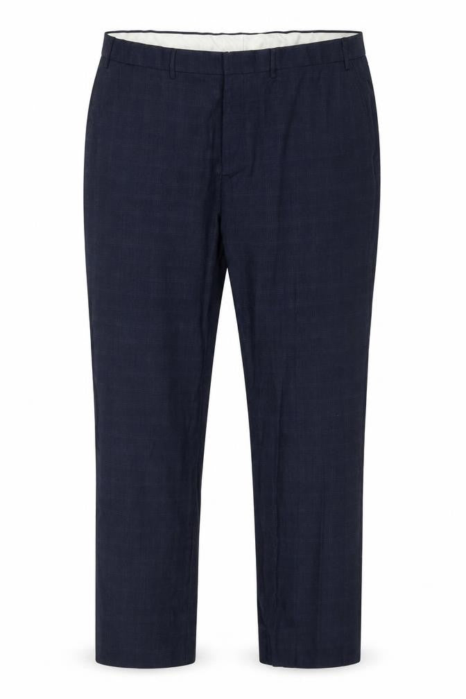 Burton Menswear London Blue Check Dress Pants 42R