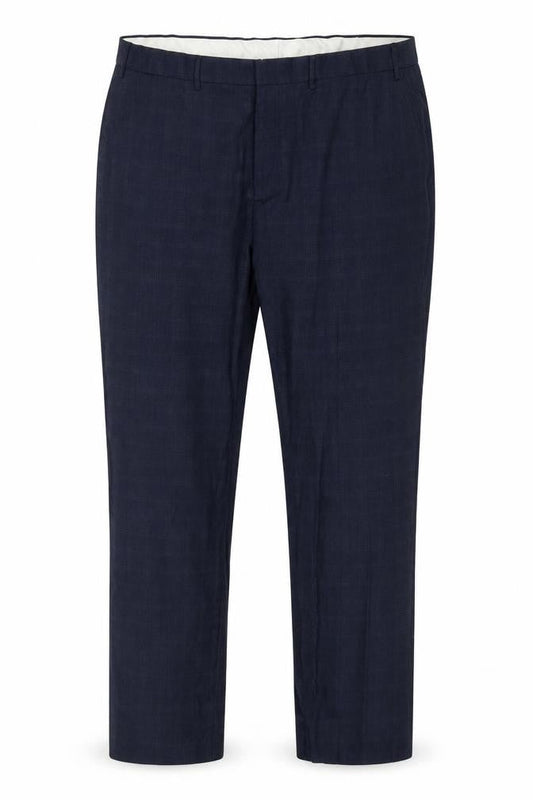 Burton Menswear London Blue Check Dress Pants 42R