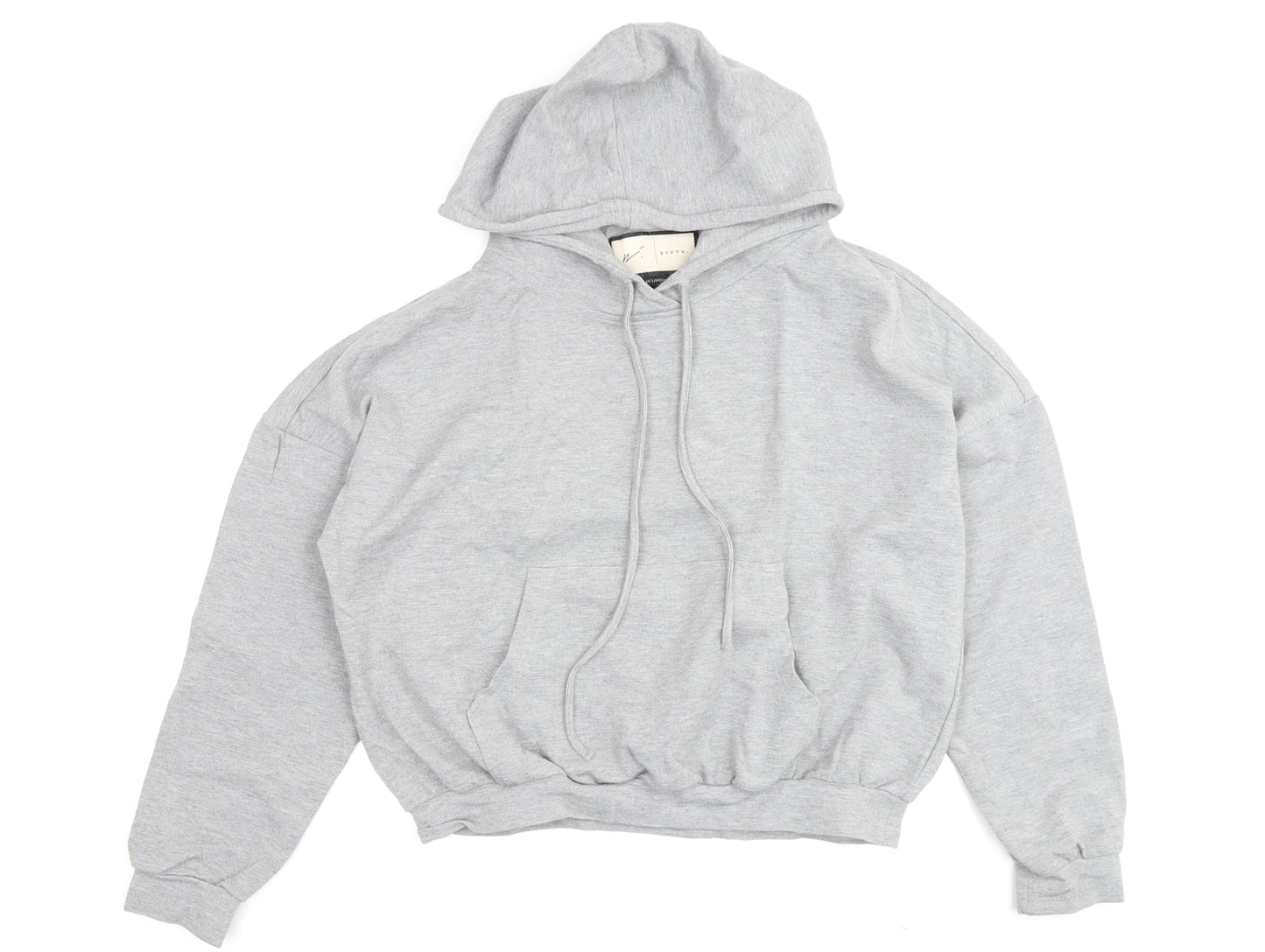 Prévu Grey Unisex Hoodie, Size 10, Pullover Style