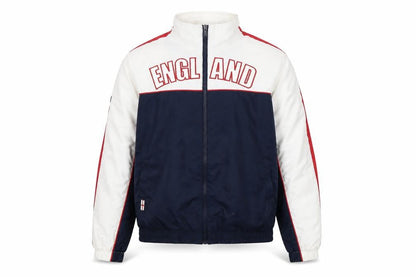 Front view of Protonic boys’ blue white england track jacket 11-12 years