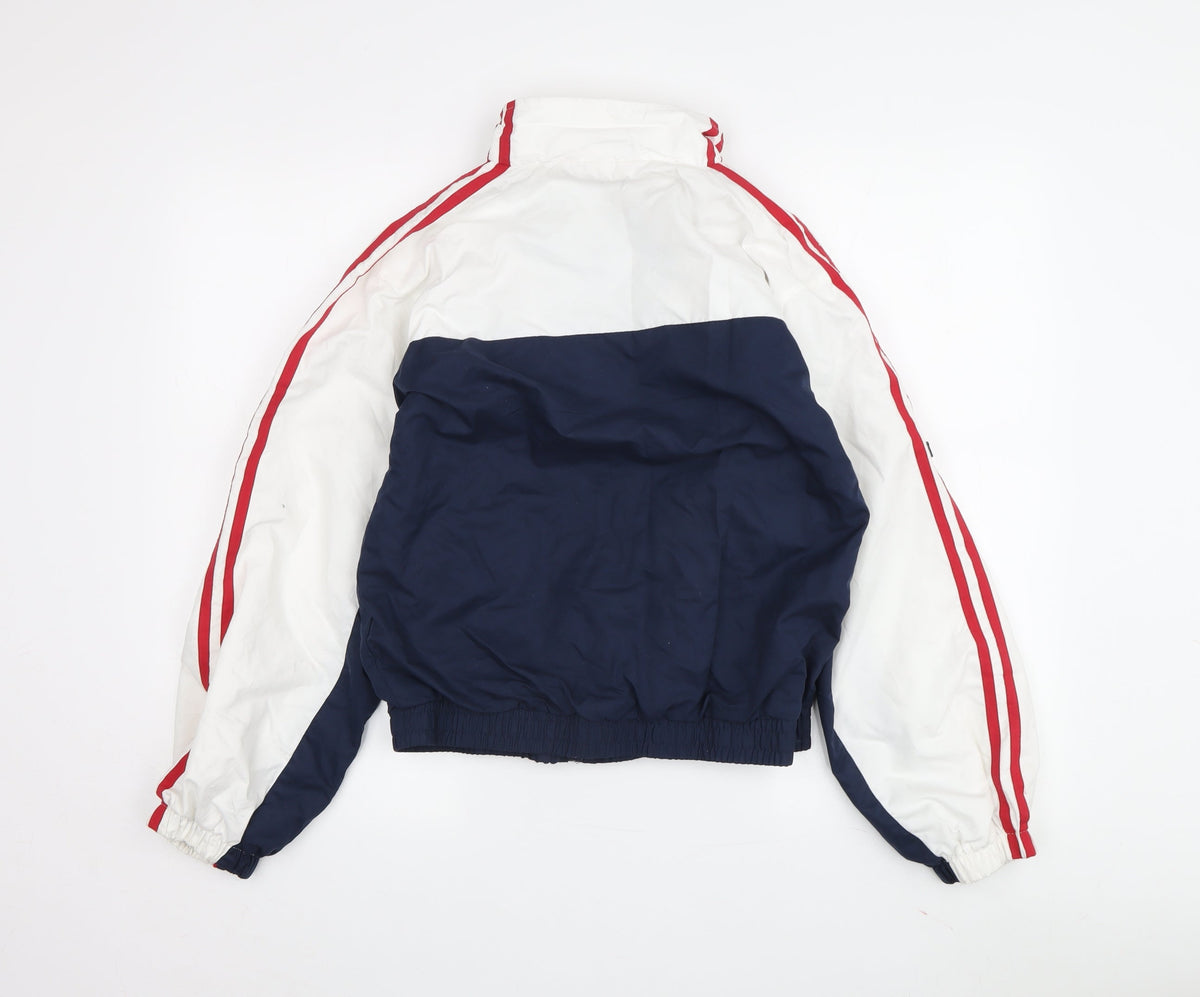 Back view of Protonic boys’ blue white england track jacket 11-12 years