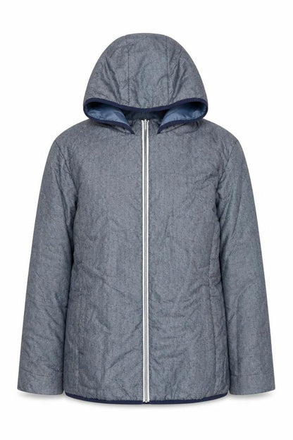 Nathalie Andersen Women's Grey Hooded Jacket Size S