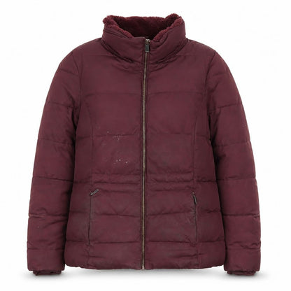 Marks & Spencer Women's Red Puffer Jacket Size 8