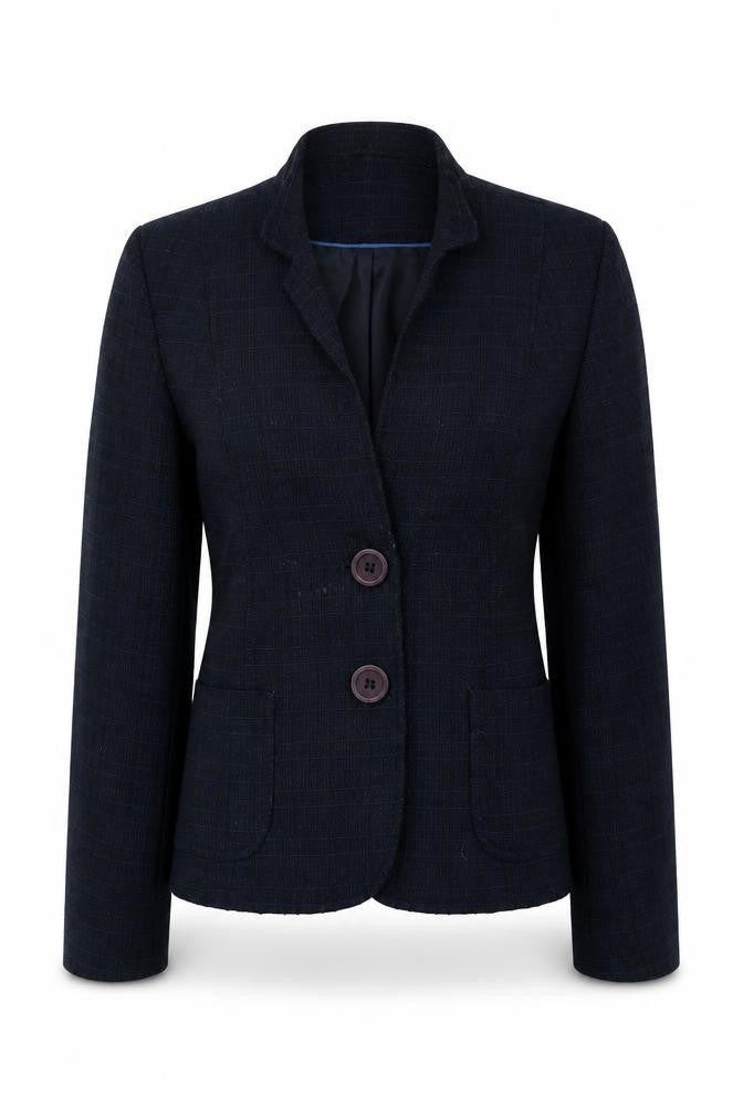 Next Women’s Black Regular Fit Check Suit Jacket