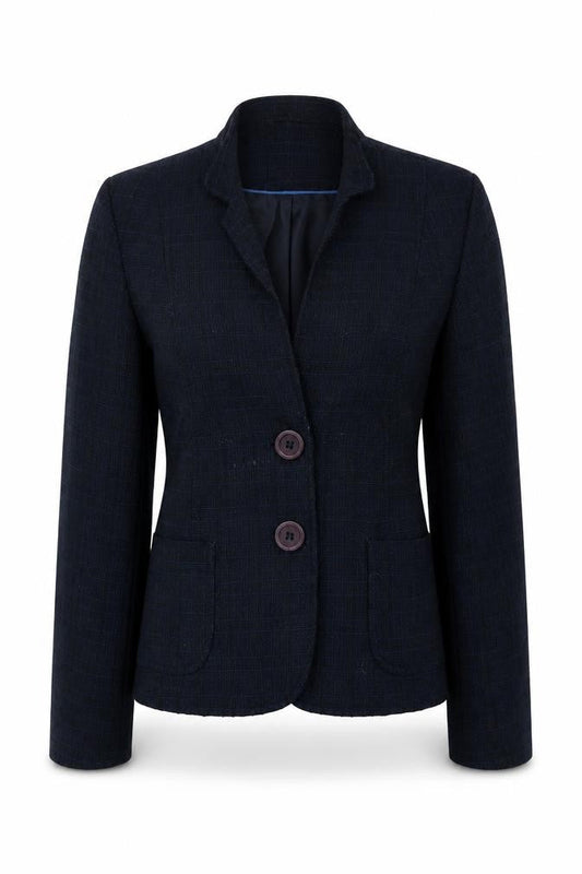 Next Women’s Black Regular Fit Check Suit Jacket