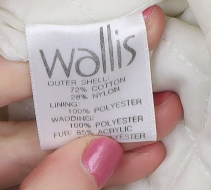 Wallis Women's Ivory Basic Jacket Size 14