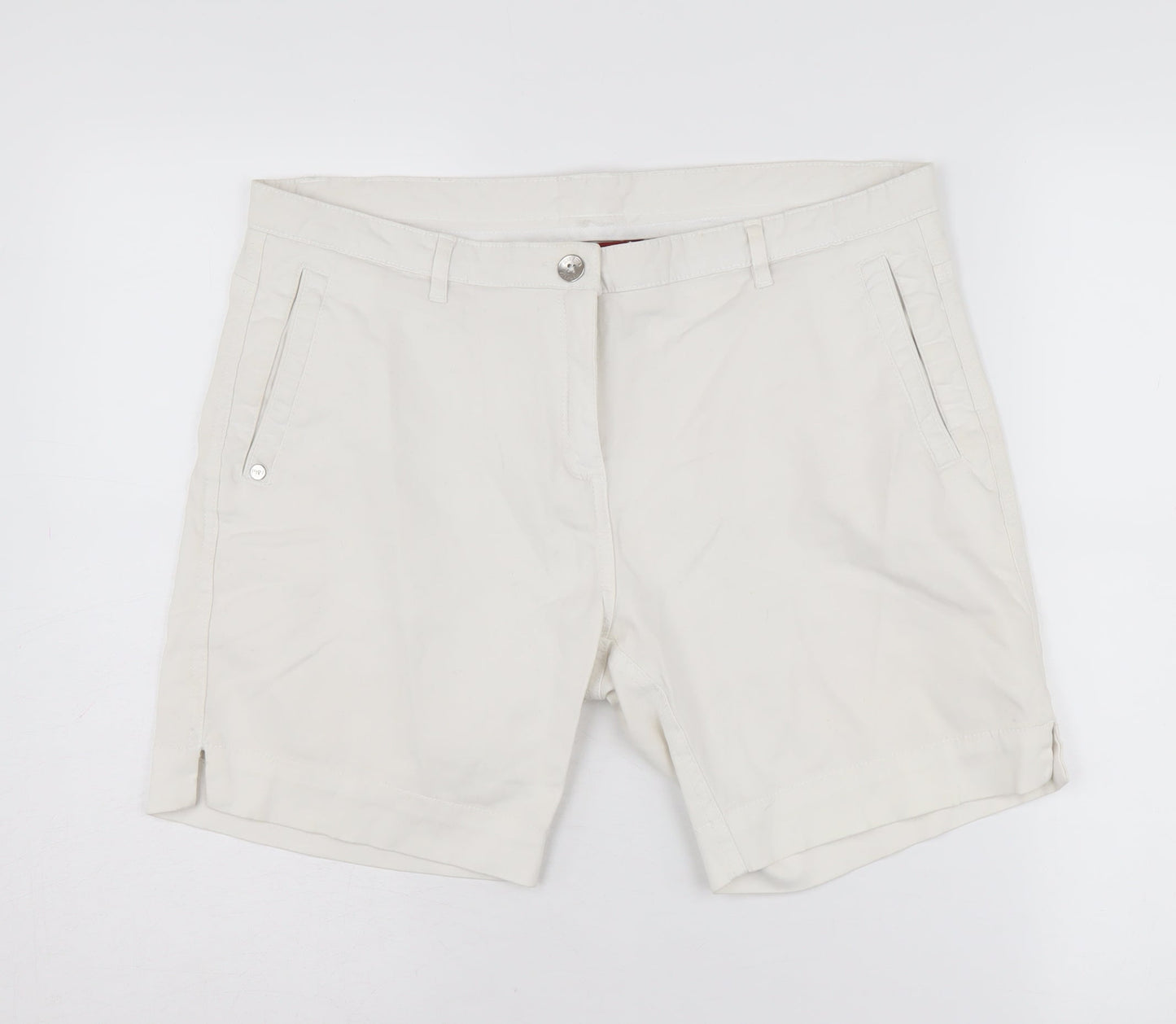 Regatta Women's Ivory Chino Shorts Size 14
