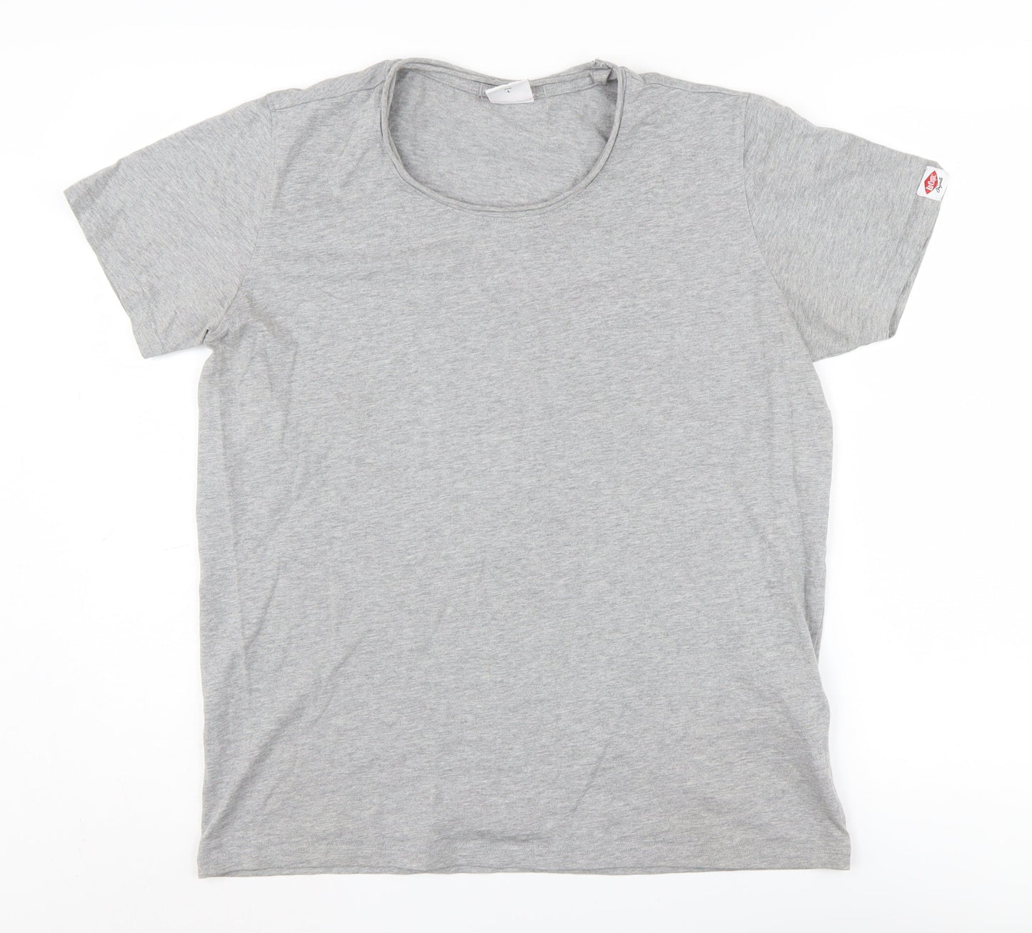 Le Coq Sportif Grey T-Shirt M Unisex Crew Neck Casual
