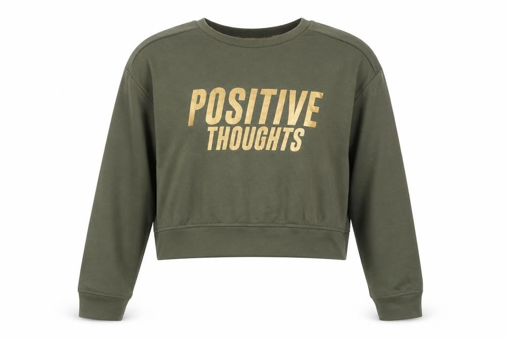 Zara Girls Green Pullover Sweatshirt 13-14 Years