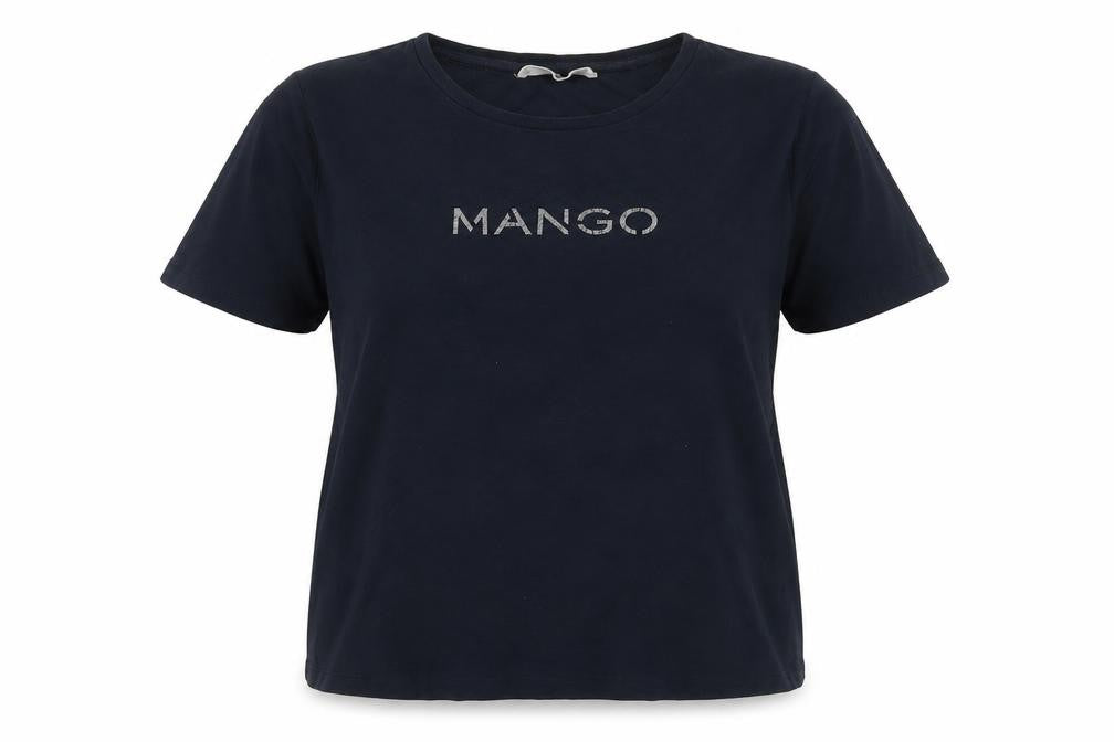 MNG Women’s Black XL Basic Crew Neck T-Shirt