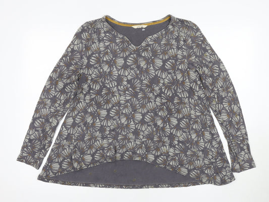 White Stuff Women's Multicoloured Floral Blouse Size 10
