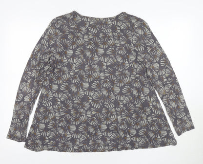 White Stuff Women's Multicoloured Floral Blouse Size 10