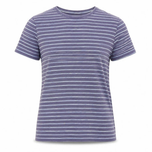 Luciano Women's Blue Striped T-Shirt Size S