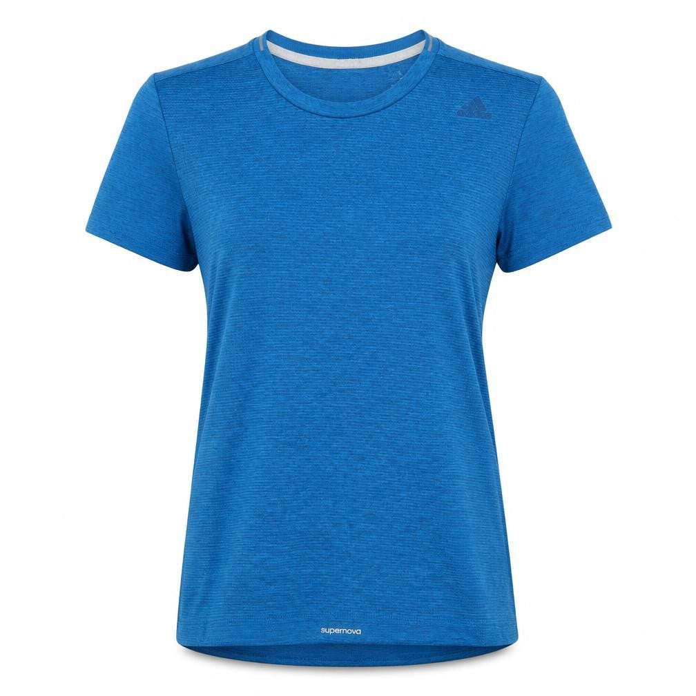 Adidas Women's Blue T-Shirt, Size 8, Lightweight, Breathable