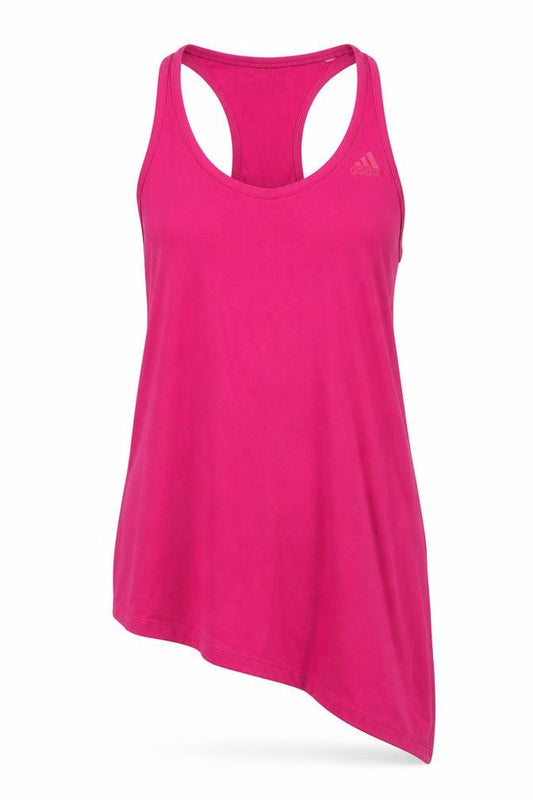 Front view of Adidas Women's Pink Tank Top, size S