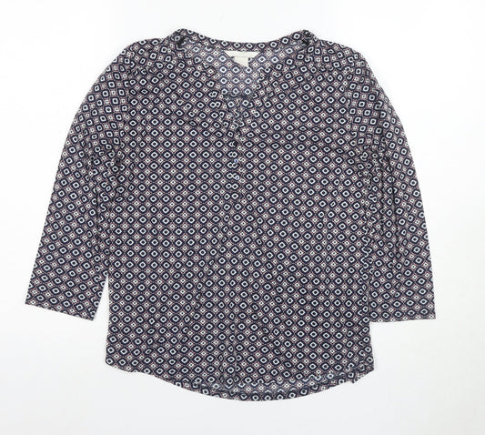 H&M Women's Geometric Print Blouse XS