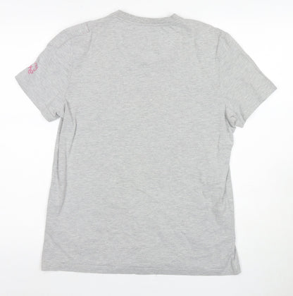 Nanny Womens State Grey Graphic T-Shirt Medium Casual