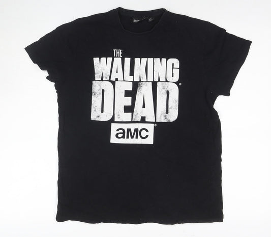 The Walking Dead Men's Black Medium Graphic T-Shirt