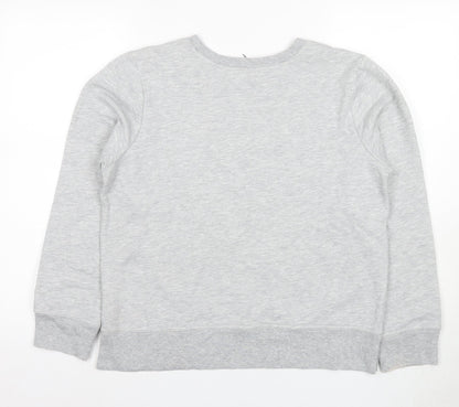 Gap Women's Grey Pullover Sweatshirt M