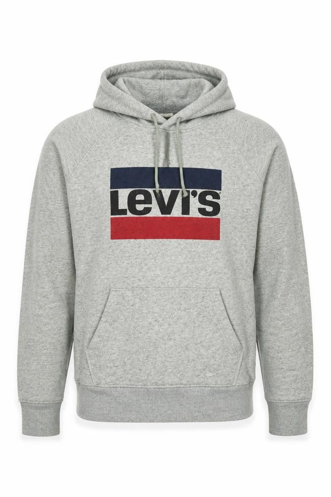 Levi's Men's Grey Pullover Hoodie M