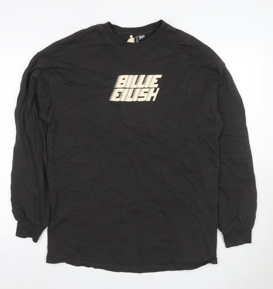 H&M Unisex Black XS Pullover Sweatshirt