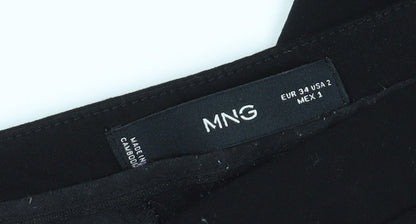 Mango Women's Black Straight Trousers Size 6
