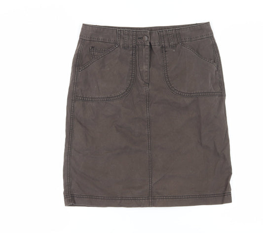 Marks and Spencer Women's Brown Pencil Skirt Size UK 10