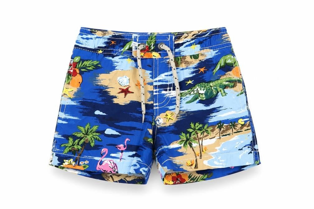 Gap Toddler Multicoloured Beach Themed Shorts 12-18M