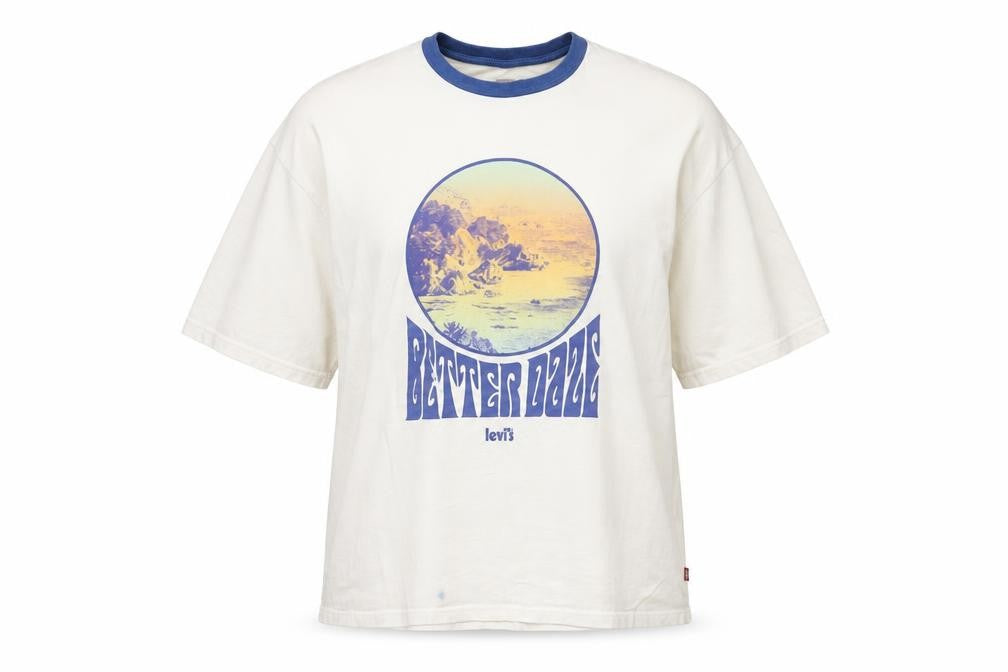 Levi's Ringer T-Shirt White XS Unisex Retro Style