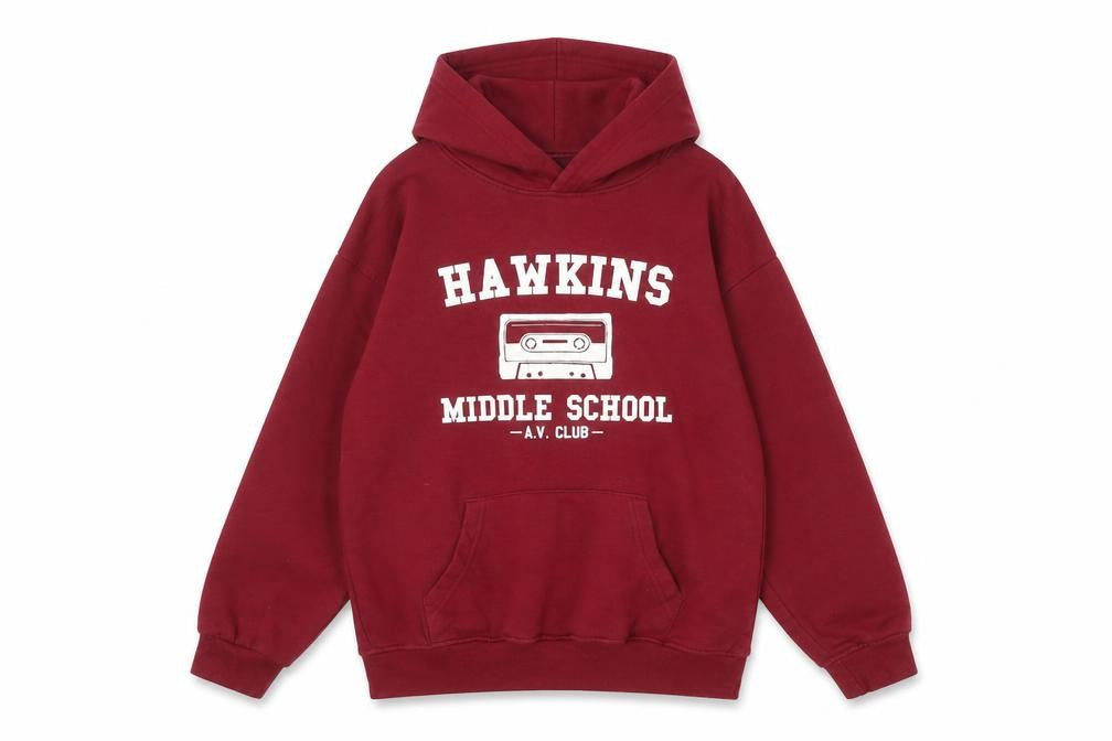 Uneek Boys Red Pullover Hoodie 11-12 Years