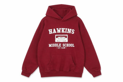 Uneek Boys Red Pullover Hoodie 11-12 Years