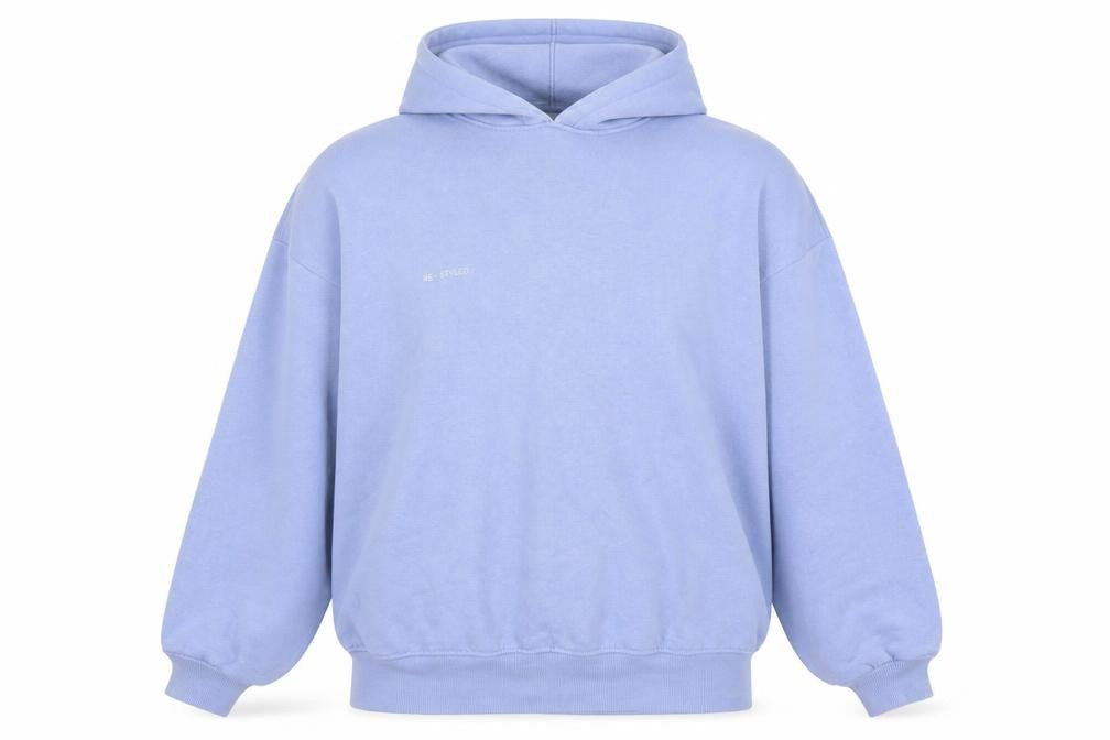 RE_STYLD Unisex Blue Pullover Hoodie S