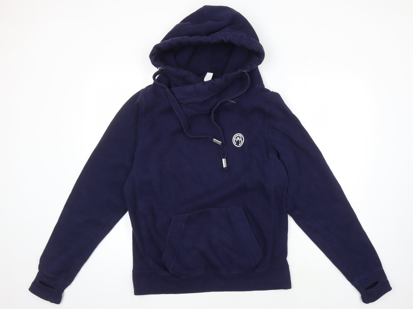 FAB Men's Navy Hoodie Medium Pullover Cotton