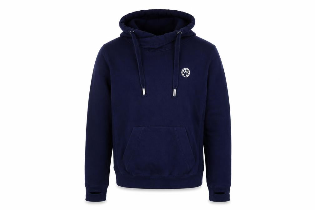 FAB Men's Navy Hoodie Medium Pullover Cotton